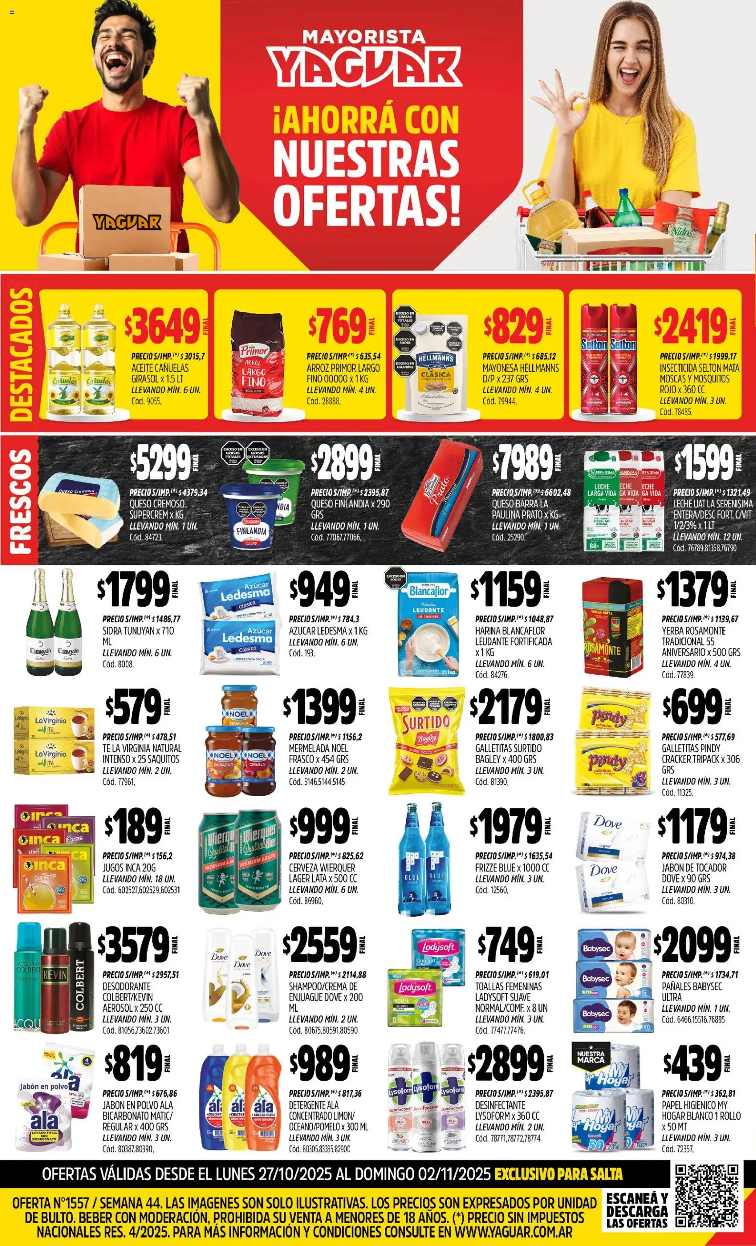 Yaguar Salta del 27/10/2025 Online