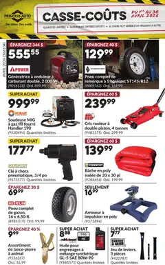 Preview of leaflet Princess Auto circulaire - Casse-Coûts from shop Princess Auto is valid from Apr 01, 2026