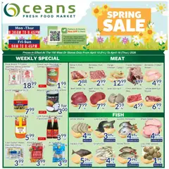 Un aperçu du dépliant Oceans weekly flyer - Brampton du magasin Oceans est valide à partir 10 avr. 2026