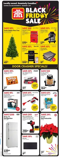 Preview of leaflet Weekly flyer / circulaire from shop Home Hardware is valid from Nov 27, 2025
