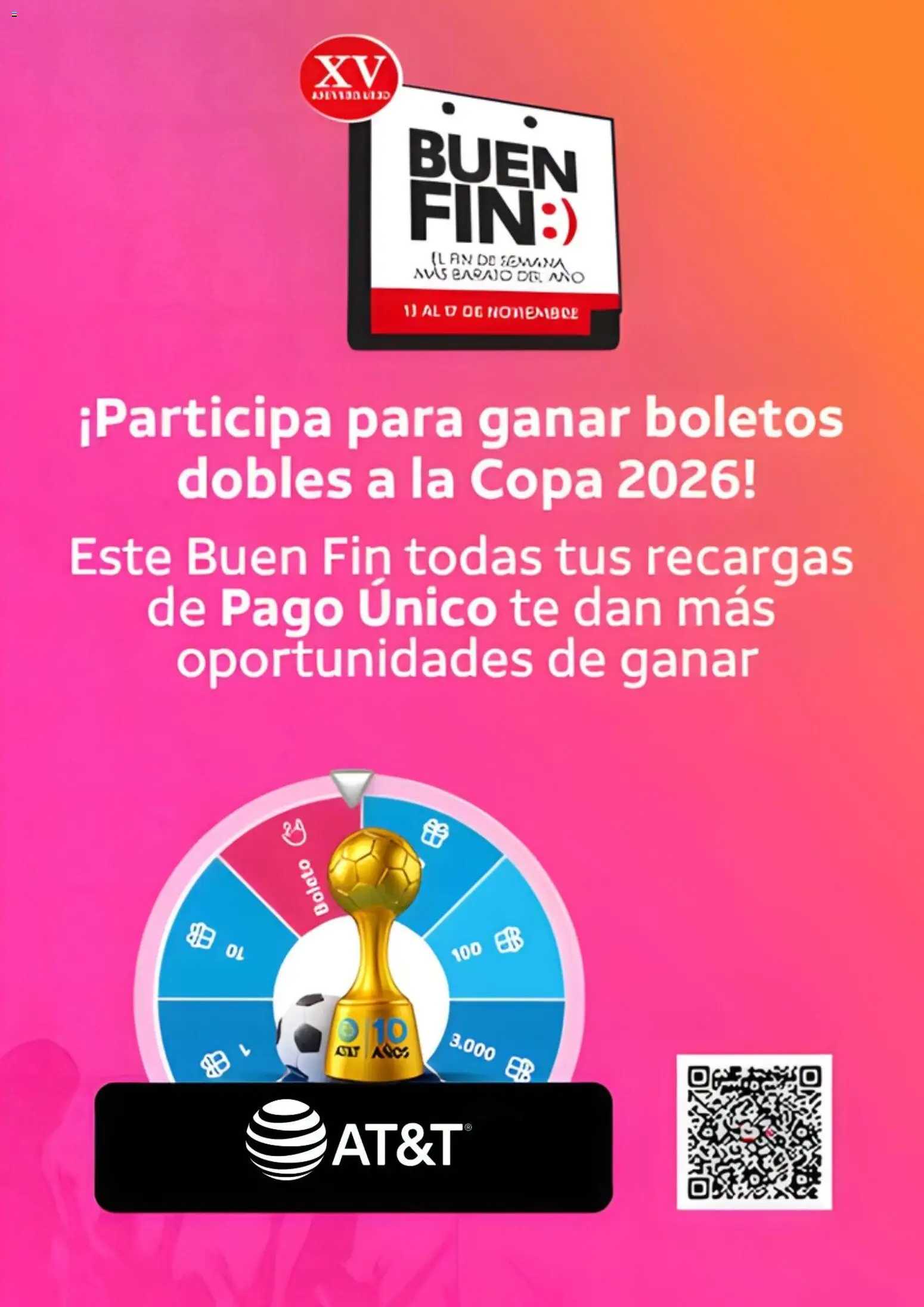 Vista previa las ofertas de la tienda AT&T - Buen Fin desde el 13/11/2025 - Té