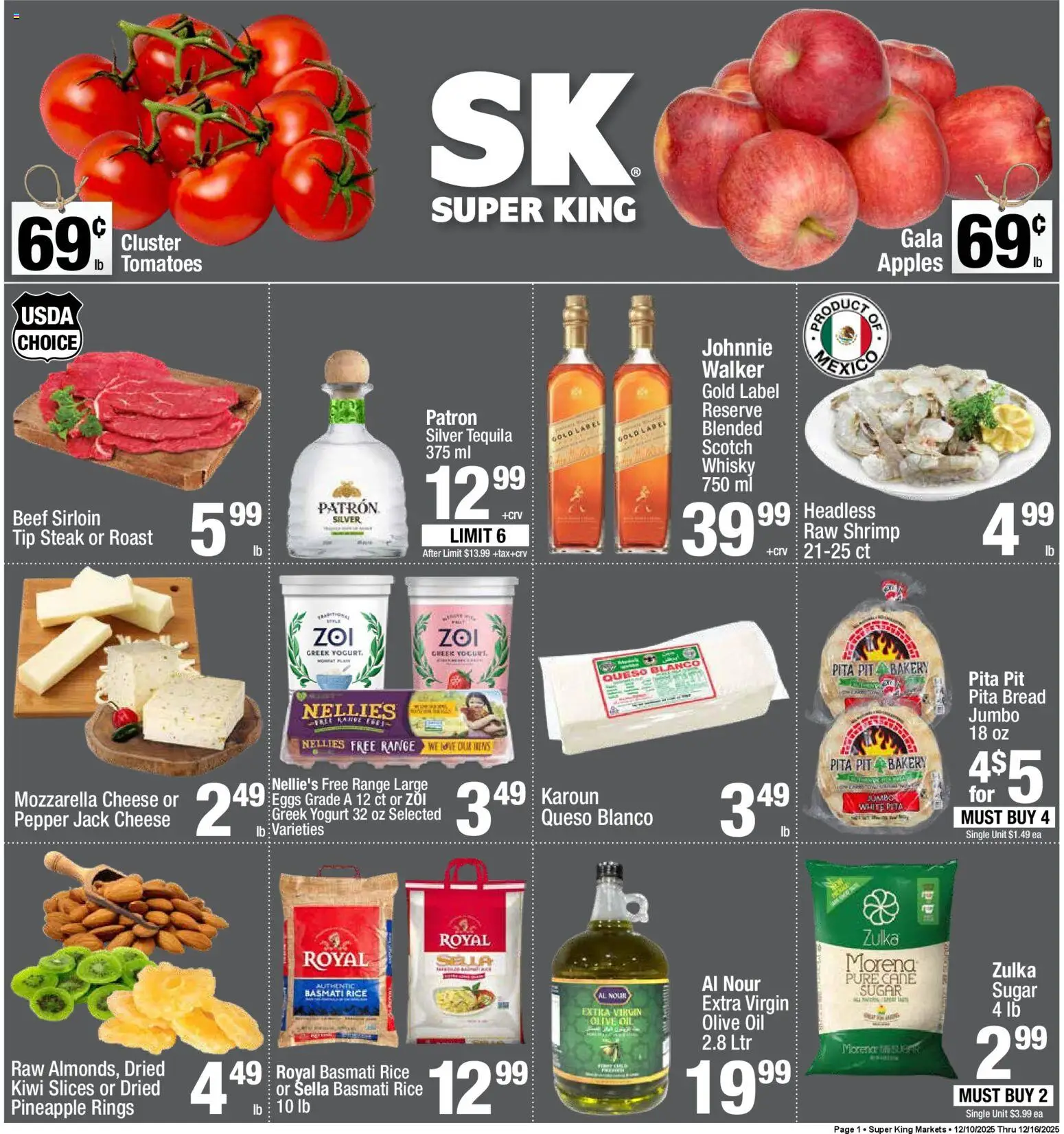Ad Preview of Super King Weekly Ad from 12/10/2025