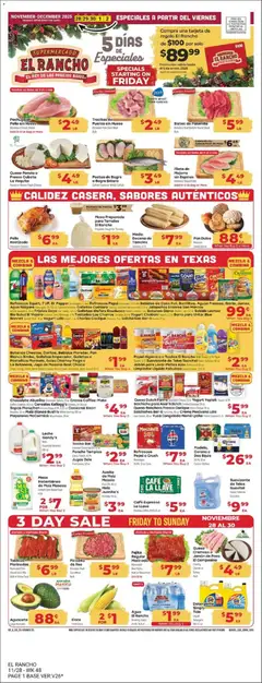 Ad Preview of El Rancho Weekly Ad from 11/28/2025