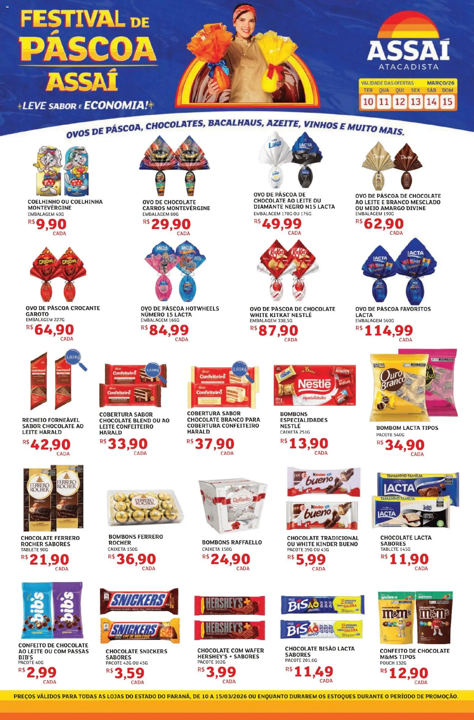 Pré-Visualização do folheto "Assaí Atacadista ofertas - PR" da loja Assaí Atacadista válido a partir de 10/03/2026