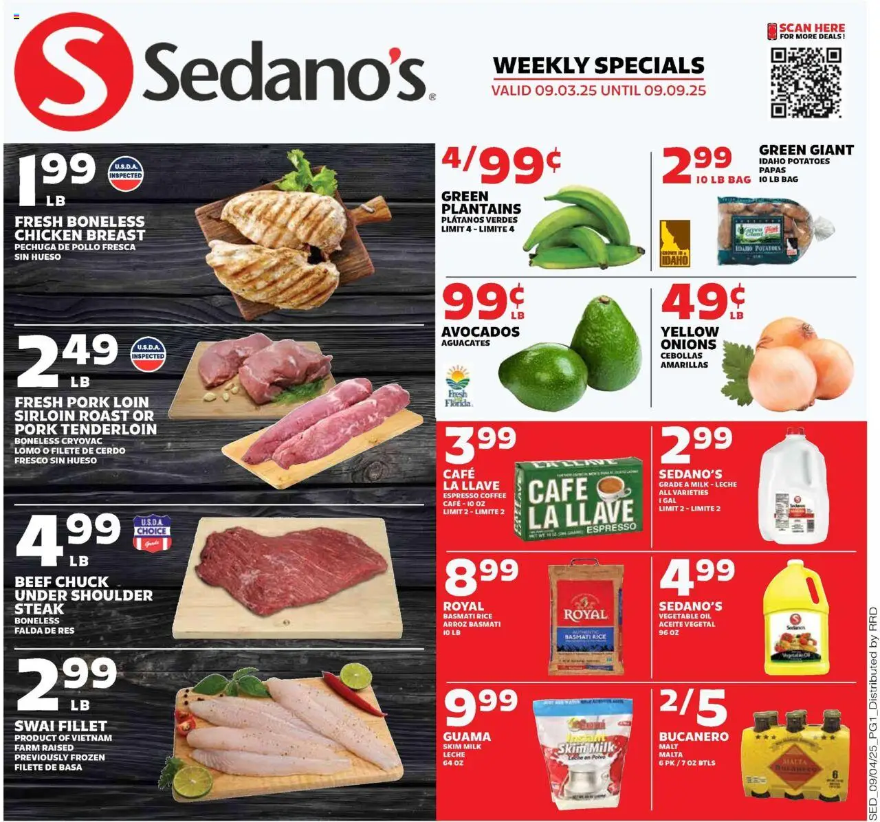 Sedano's Weekly Ad from 09/03/2025 - Flyer - Page number 1