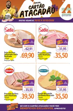 Pré-Visualização do folheto "Ofertas - PE" da loja Atacadão válido a partir de 26/02/2026