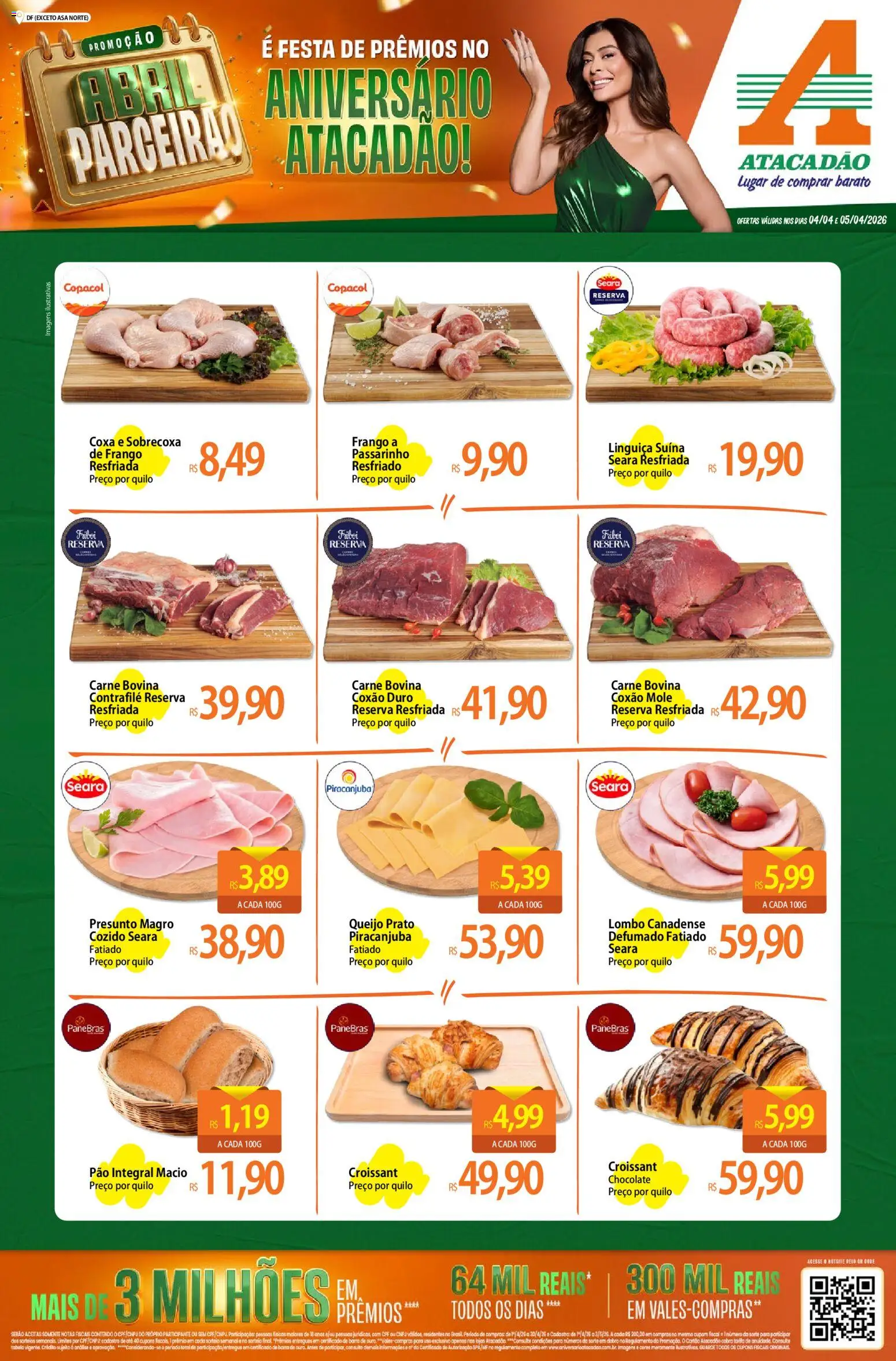 Pré-Visualização do folheto "Atacadão ofertas - DF" da loja Atacadão válido a partir de 04/04/2026