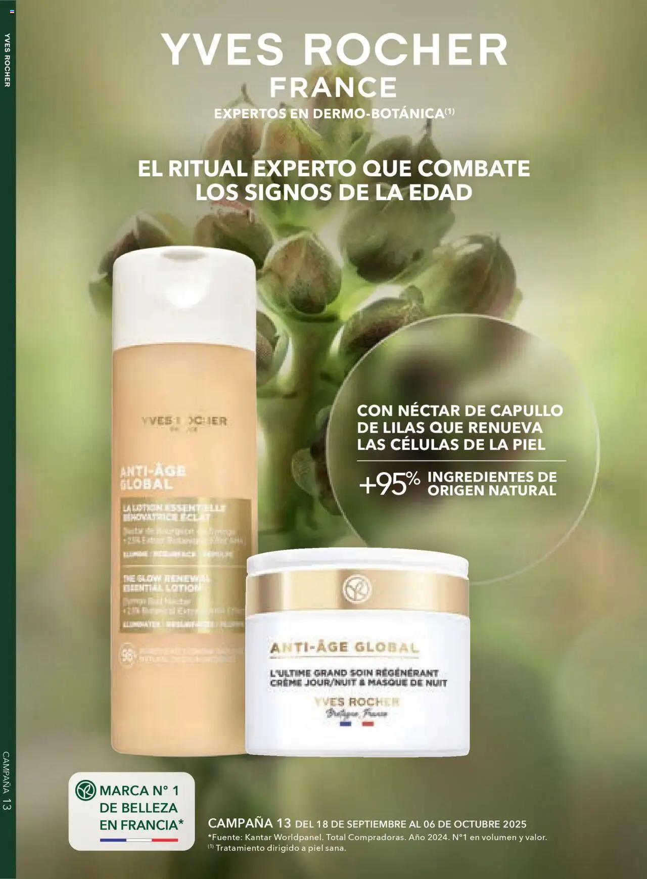 Vista previa las ofertas de la tienda Yves Rocher - Campaña 13 2025 desde el 18/09/2025 