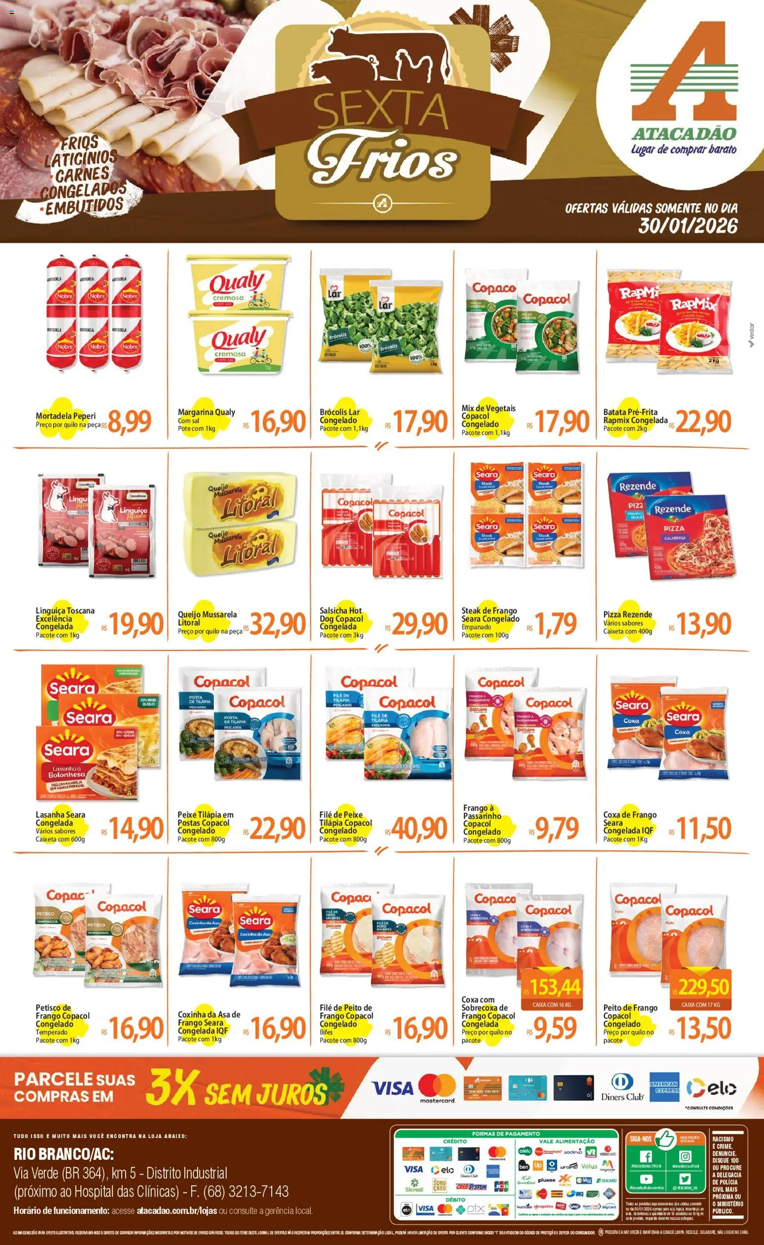 Pré-Visualização do folheto "Ofertas - AC" da loja Atacadão válido a partir de 30/01/2026