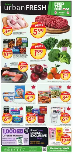 Preview of leaflet Weekly Flyer - Urban Fresh from shop Sobeys is valid from Jan 29, 2026