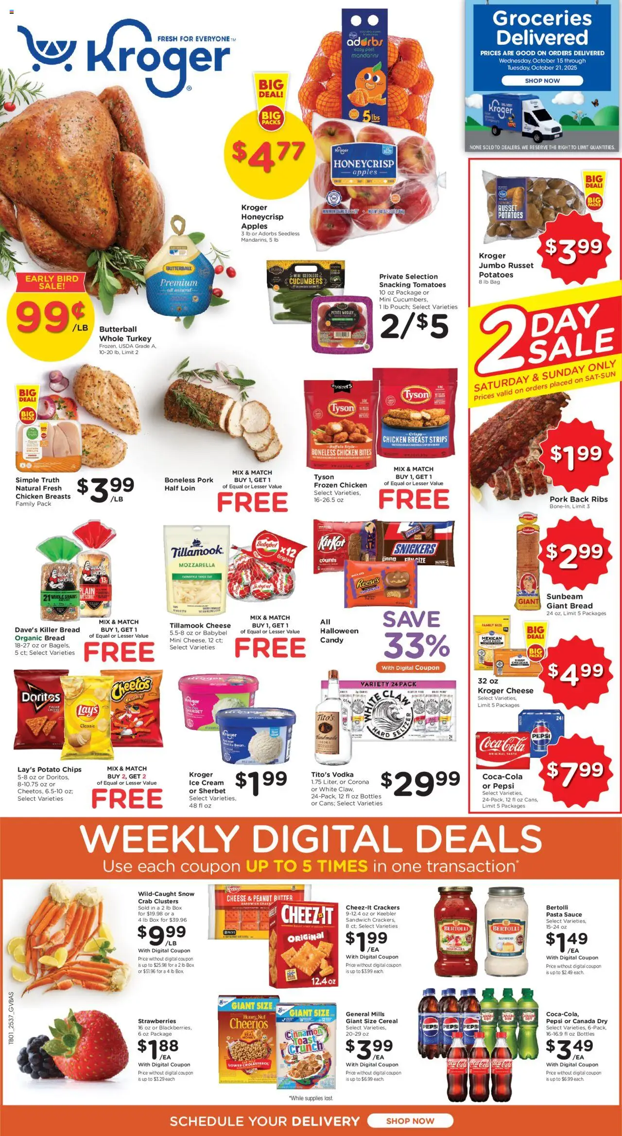 Kroger Weekly ads from 10/15/2025 >> Ad for next week - Page number 1