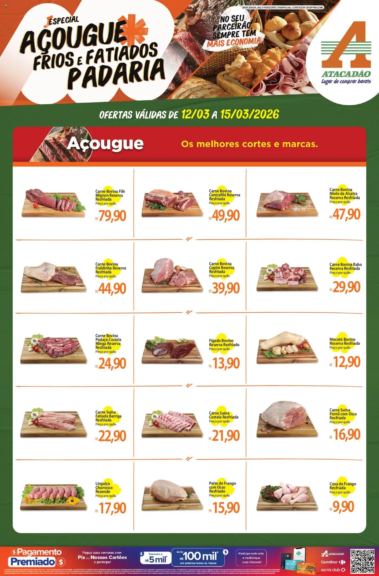 Pré-Visualização do folheto "Atacadão ofertas - MG" da loja Atacadão válido a partir de 12/03/2026