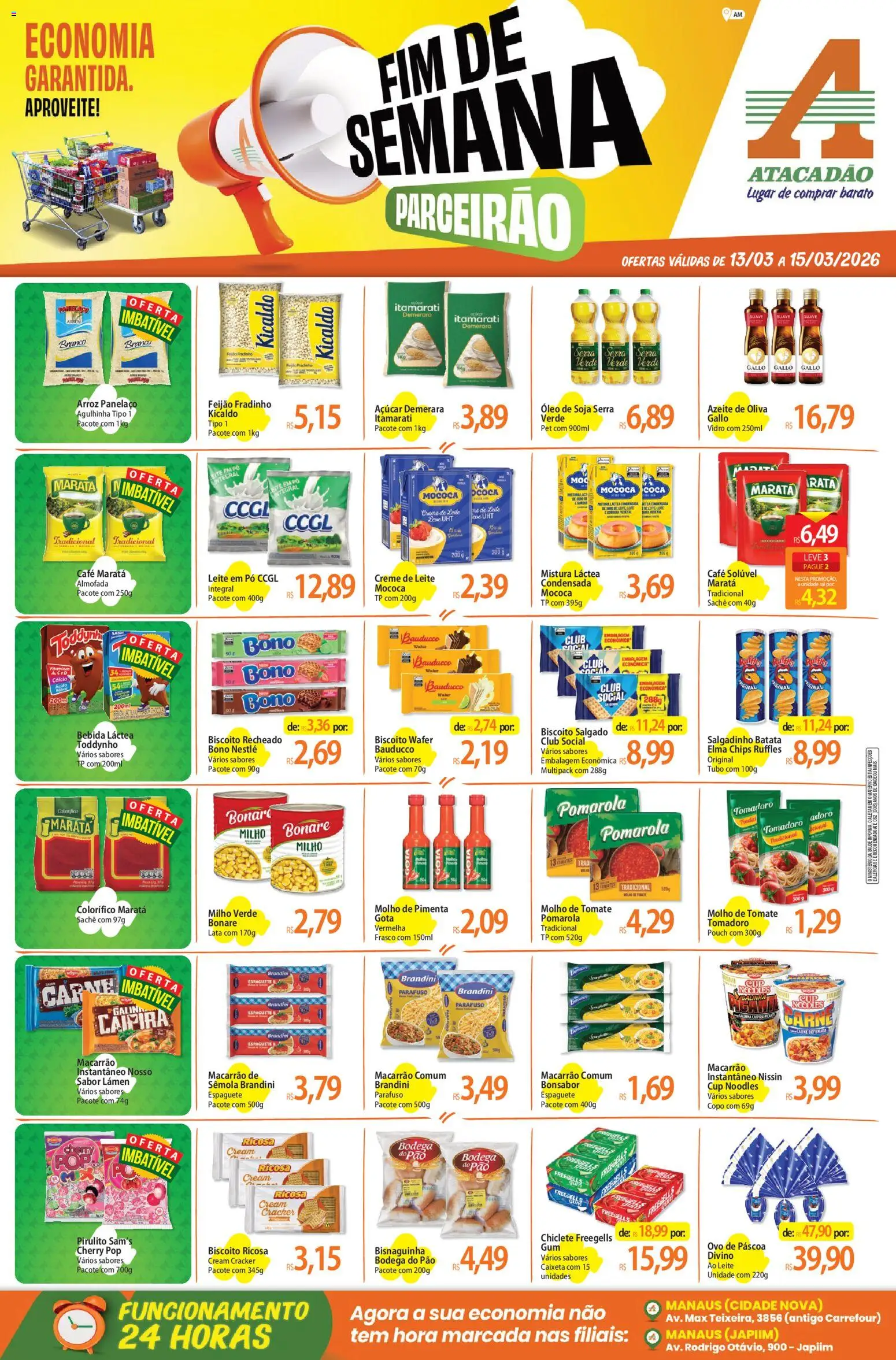 Pré-Visualização do folheto "Atacadão ofertas - AM" da loja Atacadão válido a partir de 13/03/2026