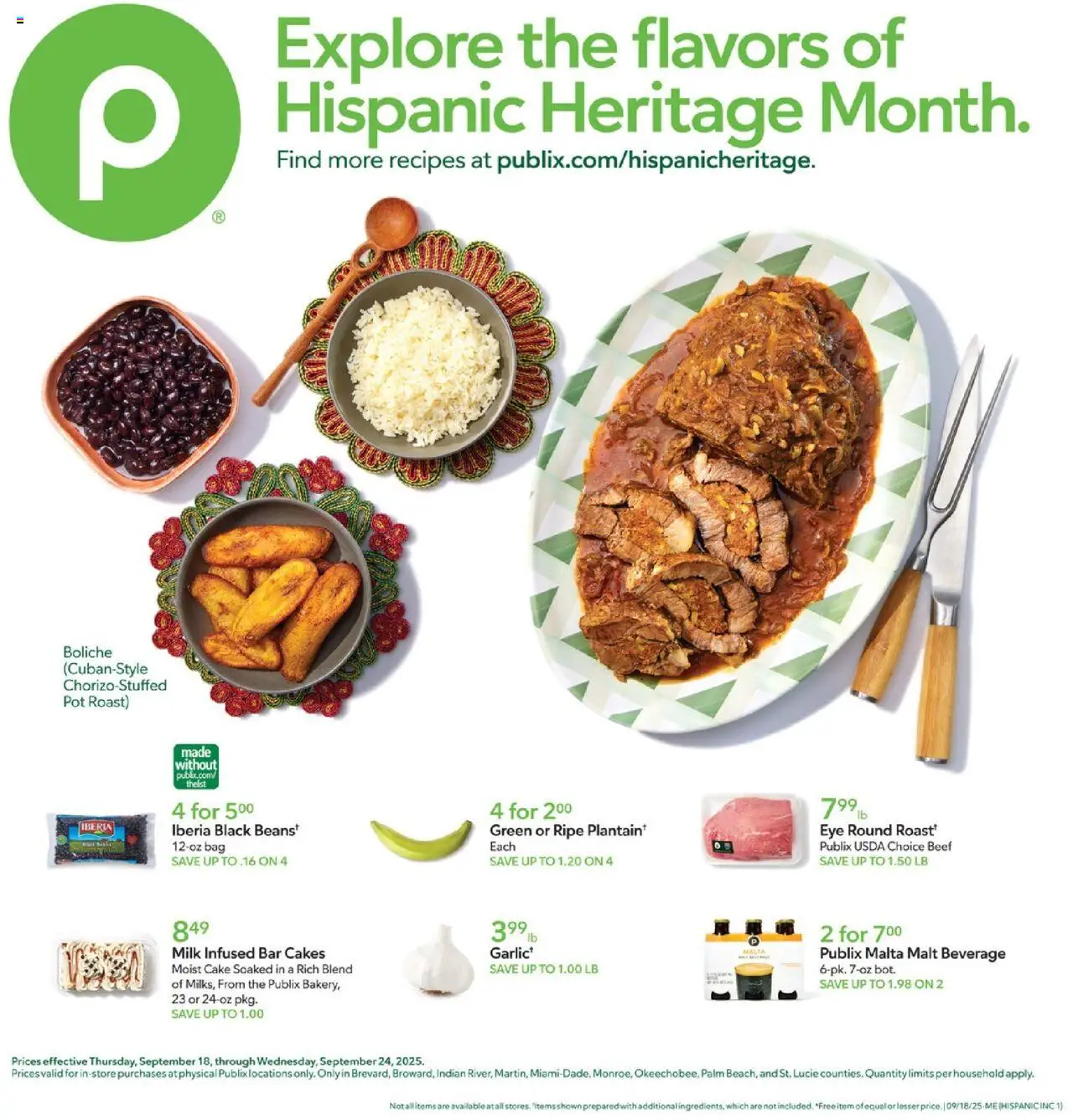 Publix Weekly ad from (09/18/2025) - Ad this week, Flyer - Page number 1