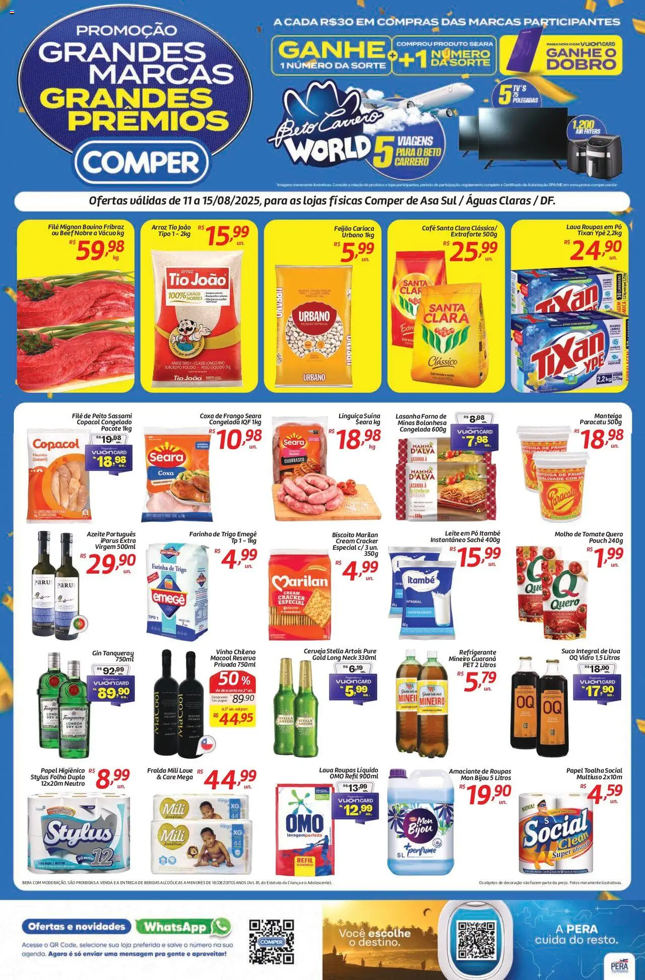 Comper folheto "Ofertas da semana" válido a partir de 11/08/2025 - número de página 1