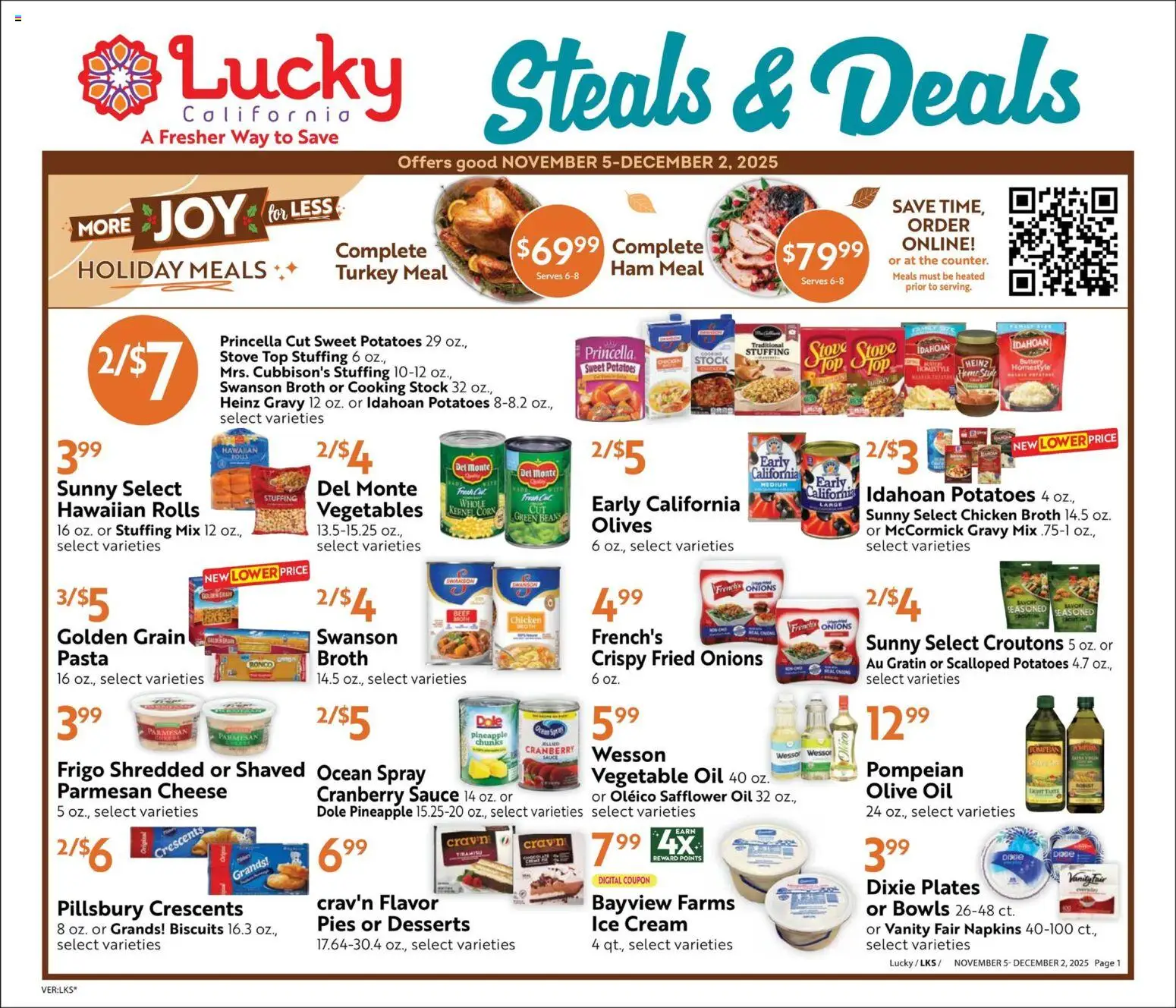 Ad Preview of Lucky Supermarkets Big Book of Savings from 11/05/2025