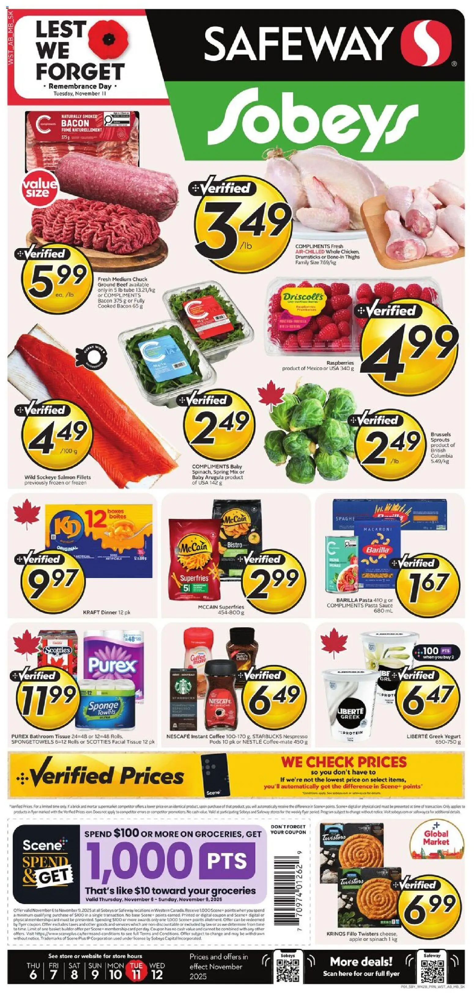 Preview of leaflet Weekly Flyer - AB from shop Sobeys is valid from Nov 06, 2025