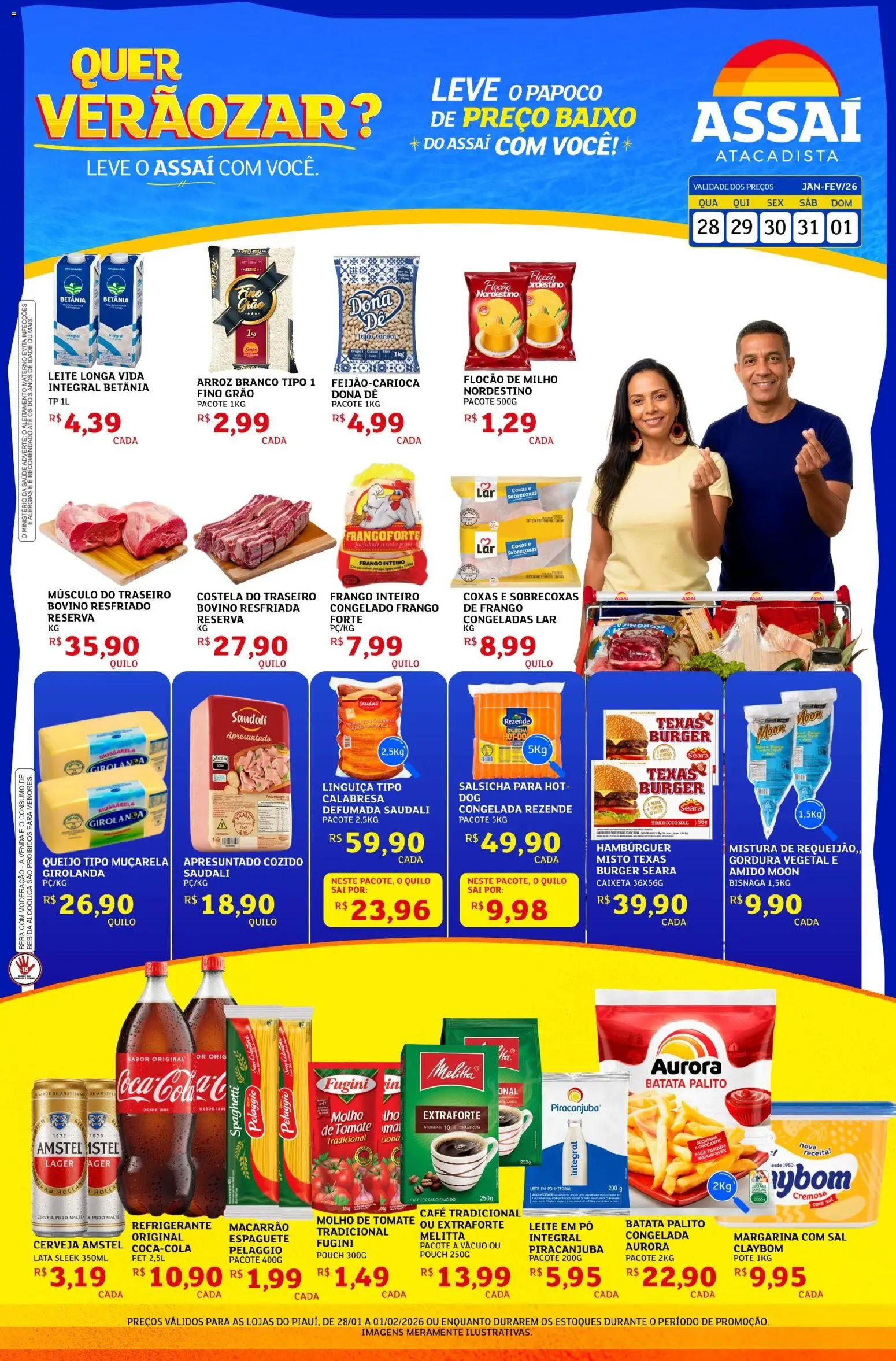 Pré-Visualização do folheto "Encarte - PI" da loja Assaí Atacadista válido a partir de 28/01/2026