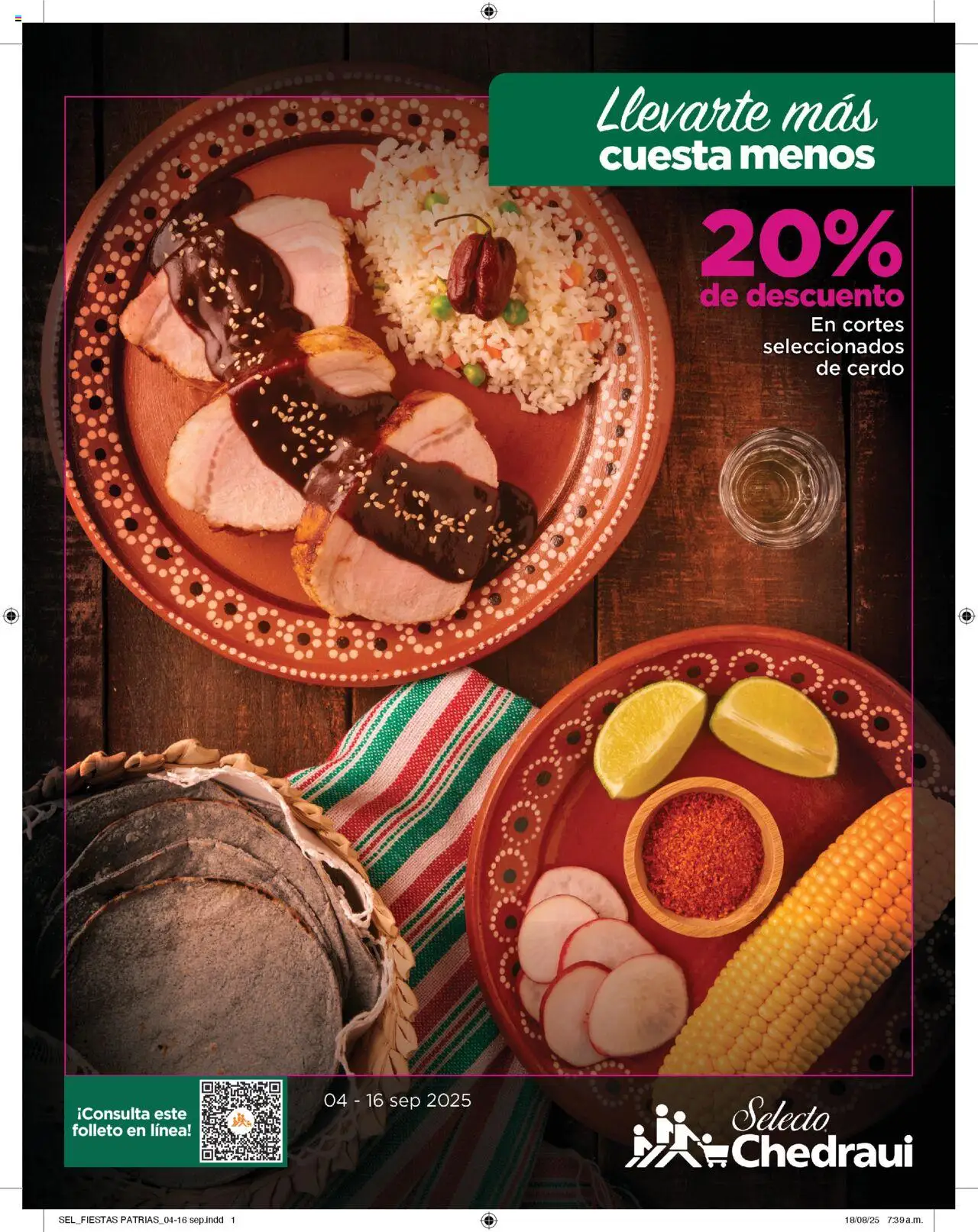 Folleto Cuesta Menos Chedraui y sus promociones válidas desde el 04/09/2025 - Número de página 1