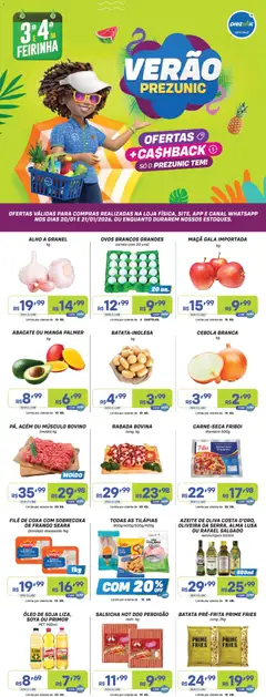 Pré-Visualização do folheto "Encarte" da loja Prezunic válido a partir de 20/01/2026