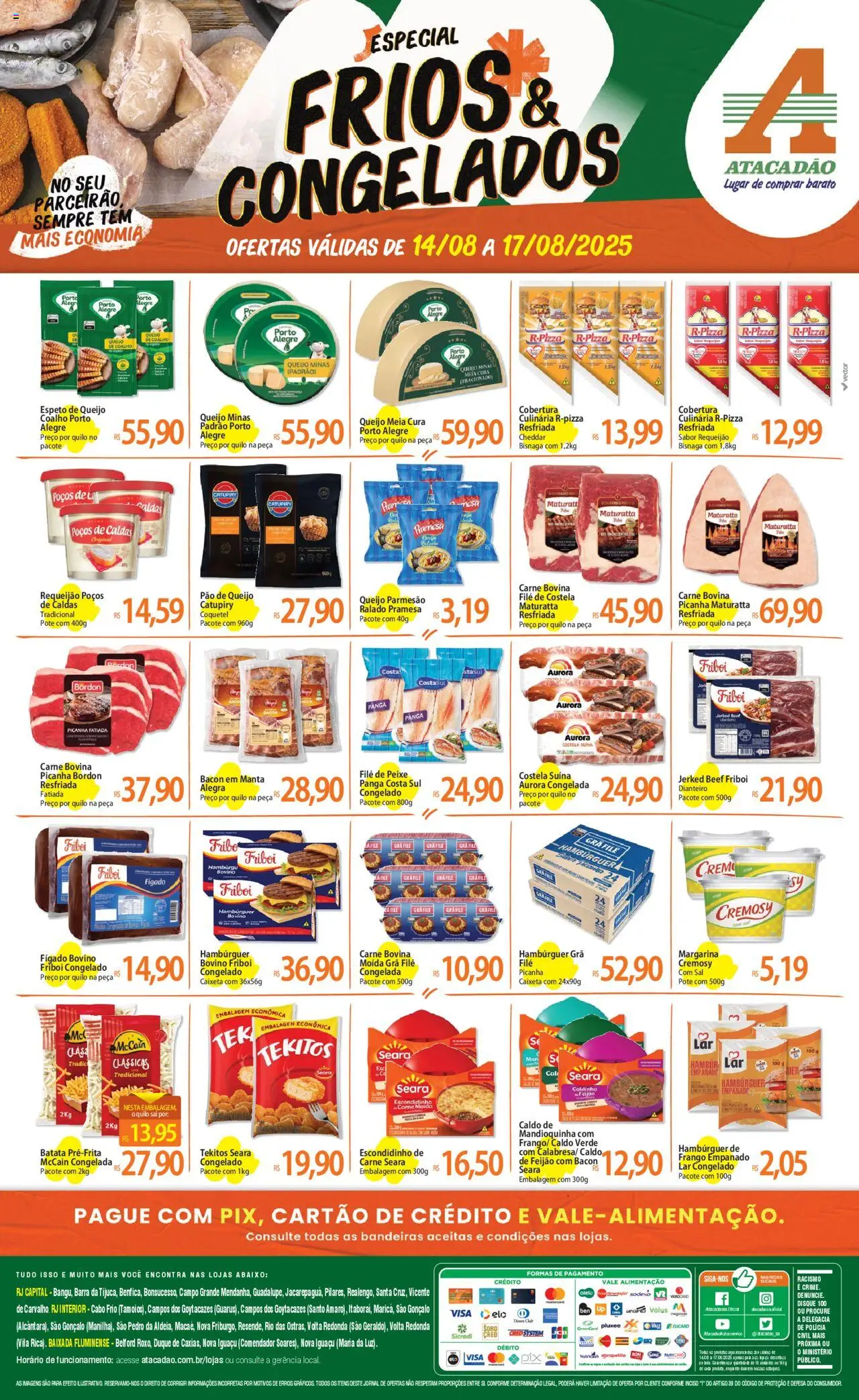 Atacadão folheto "Ofertas - RJ" válido a partir de 14/08/2025 - número de página 1