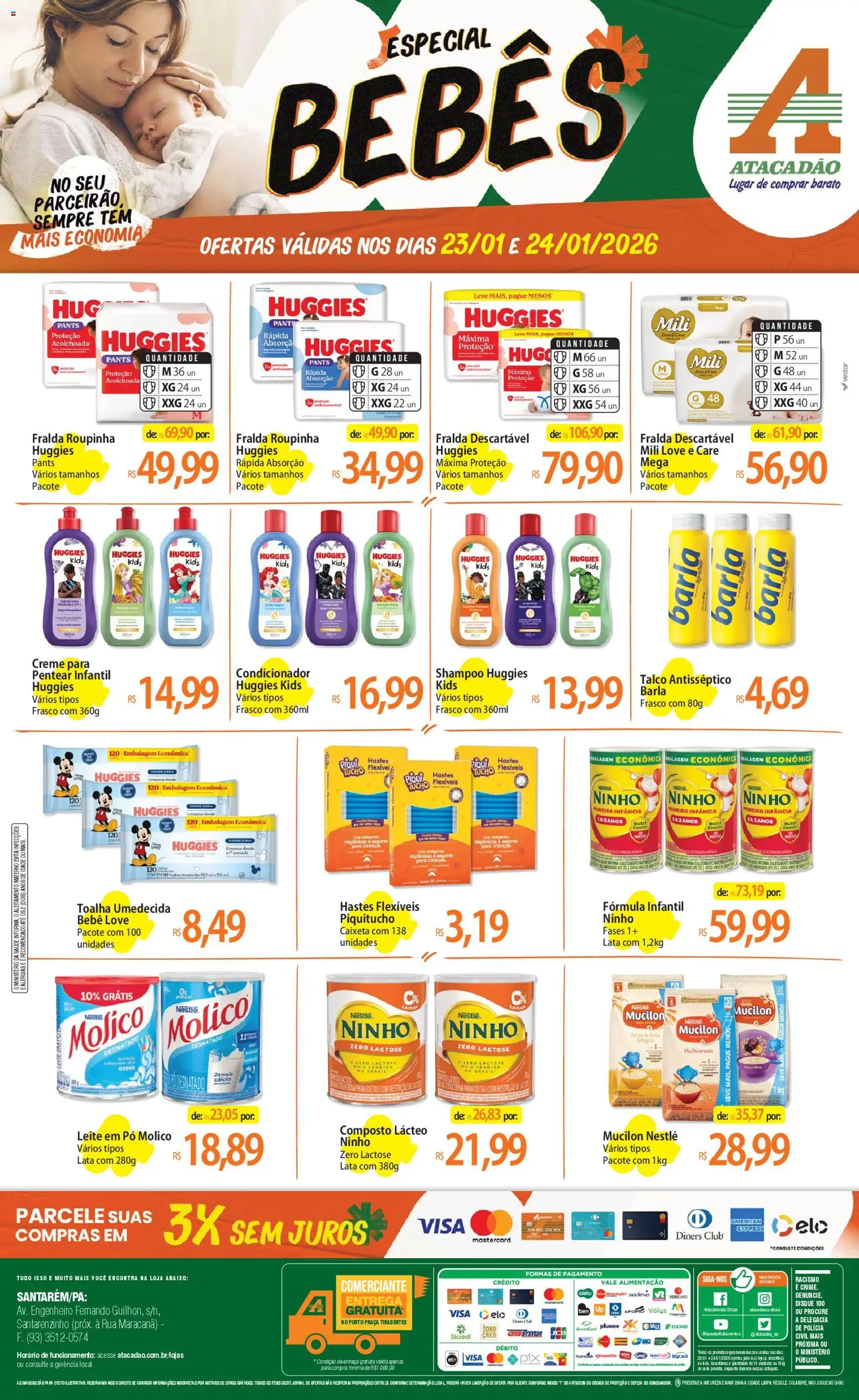 Pré-Visualização do folheto "Ofertas - PA" da loja Atacadão válido a partir de 23/01/2026