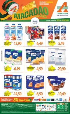 Pré-Visualização do folheto "Ofertas - GO" da loja Atacadão válido a partir de 10/02/2026