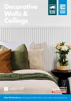 Preview of catalogue Easycraft Walls & Ceilings from shop Bunnings Warehouse valid 28/10/2024