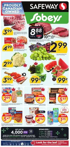 Preview of leaflet Weekly Flyer - MB from shop Safeway is valid from Jul 31, 2025