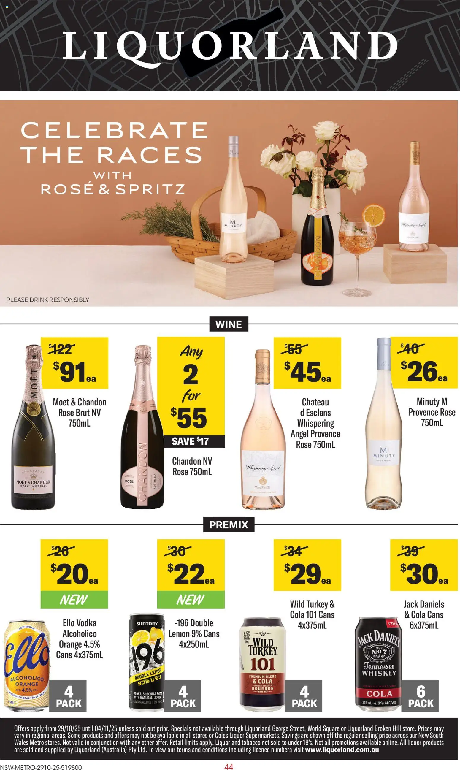Liquorland catalogue valid from 29/10/2025 - page 1