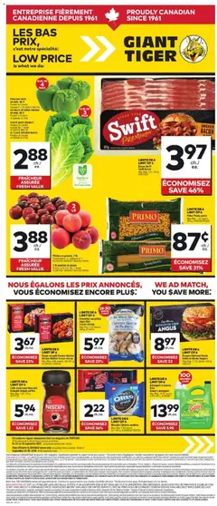 Un aperçu du dépliant Circulaire du magasin Giant Tiger est valide à partir 24 sept. 2025