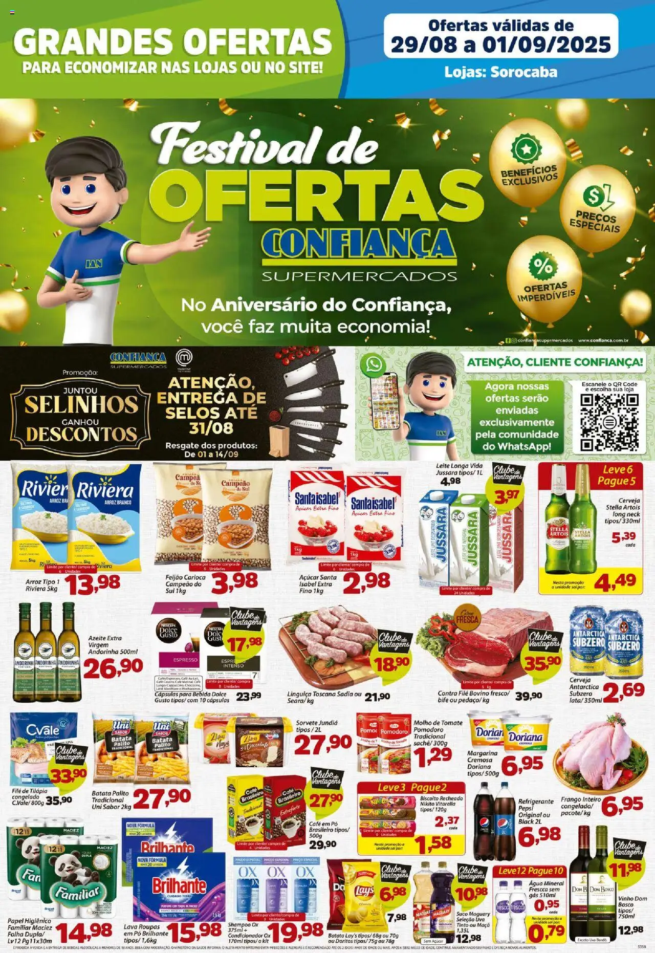 Confiança folheto "Ofertas da semana" válido a partir de 29/08/2025 - número de página 1