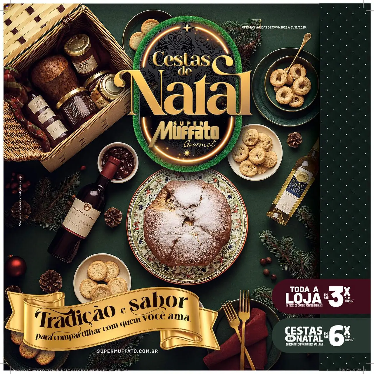 Super Muffato folheto "Ofertas de Natal" válido a partir de 13/10/2025 - número de página 1 - Nata