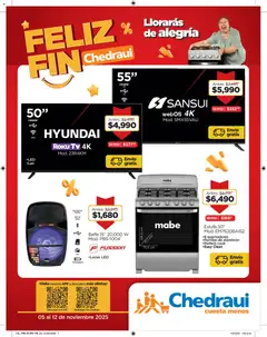 Vista previa las ofertas de la tienda Chedraui - Buen Fin desde el 05/11/2025 