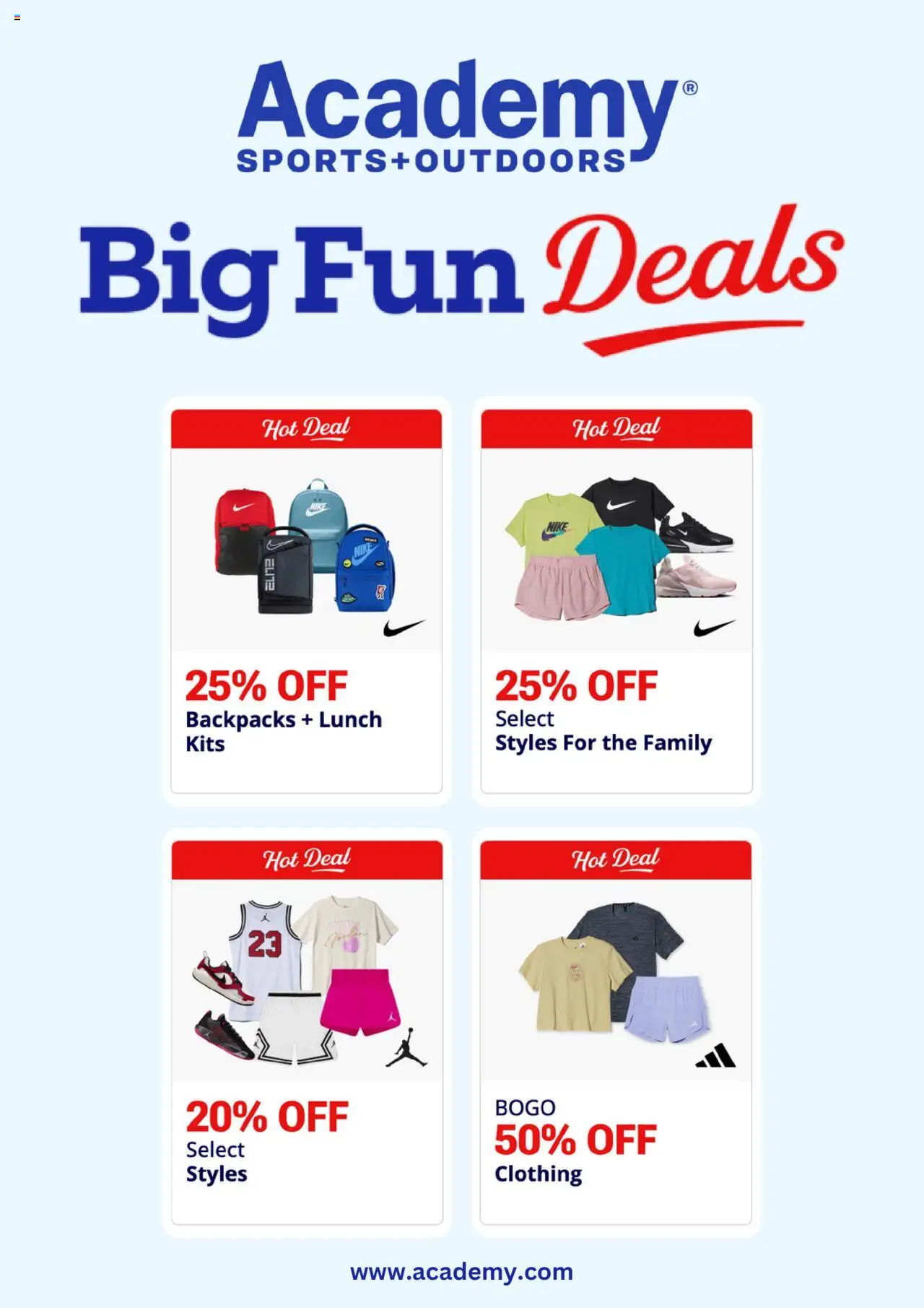 Academy Sports Weekly Ad from 07/28/2025 - Flyer - Page number 1