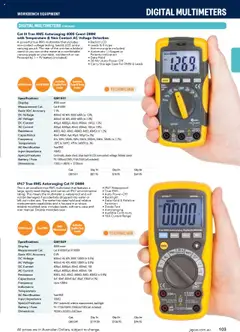 Preview of catalogue Engineering & Scientific Catalogue 2025/2026 from shop Jaycar valid 09/07/2025 | Page: 103
