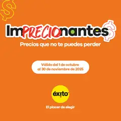  Vista previa del prospecto Catálogo Éxito del almacen Éxito válida del 01/10/2025 al 30/11/2025