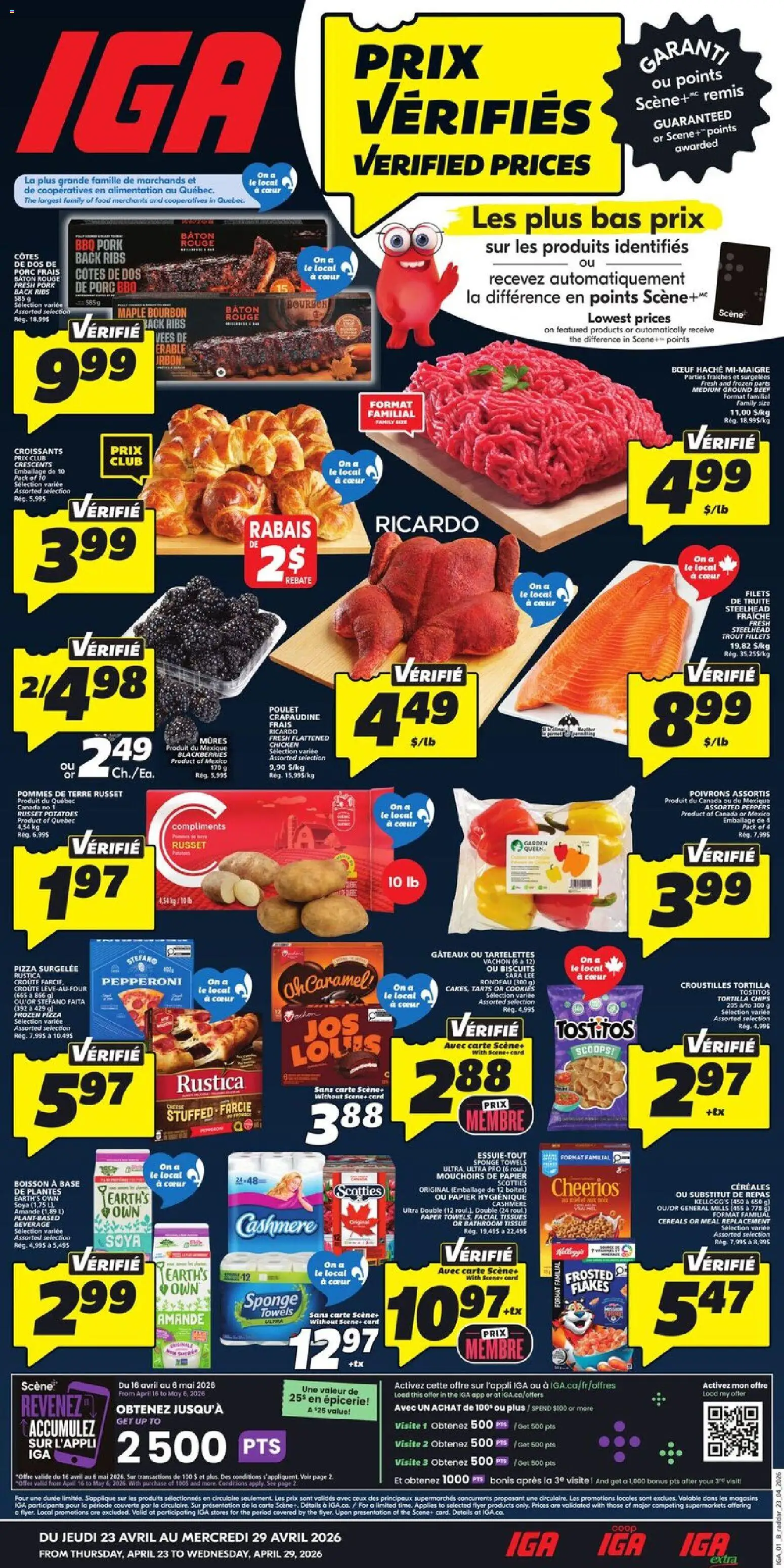 Preview of leaflet IGA circulaire - Quebec from shop IGA is valid from Apr 23, 2026