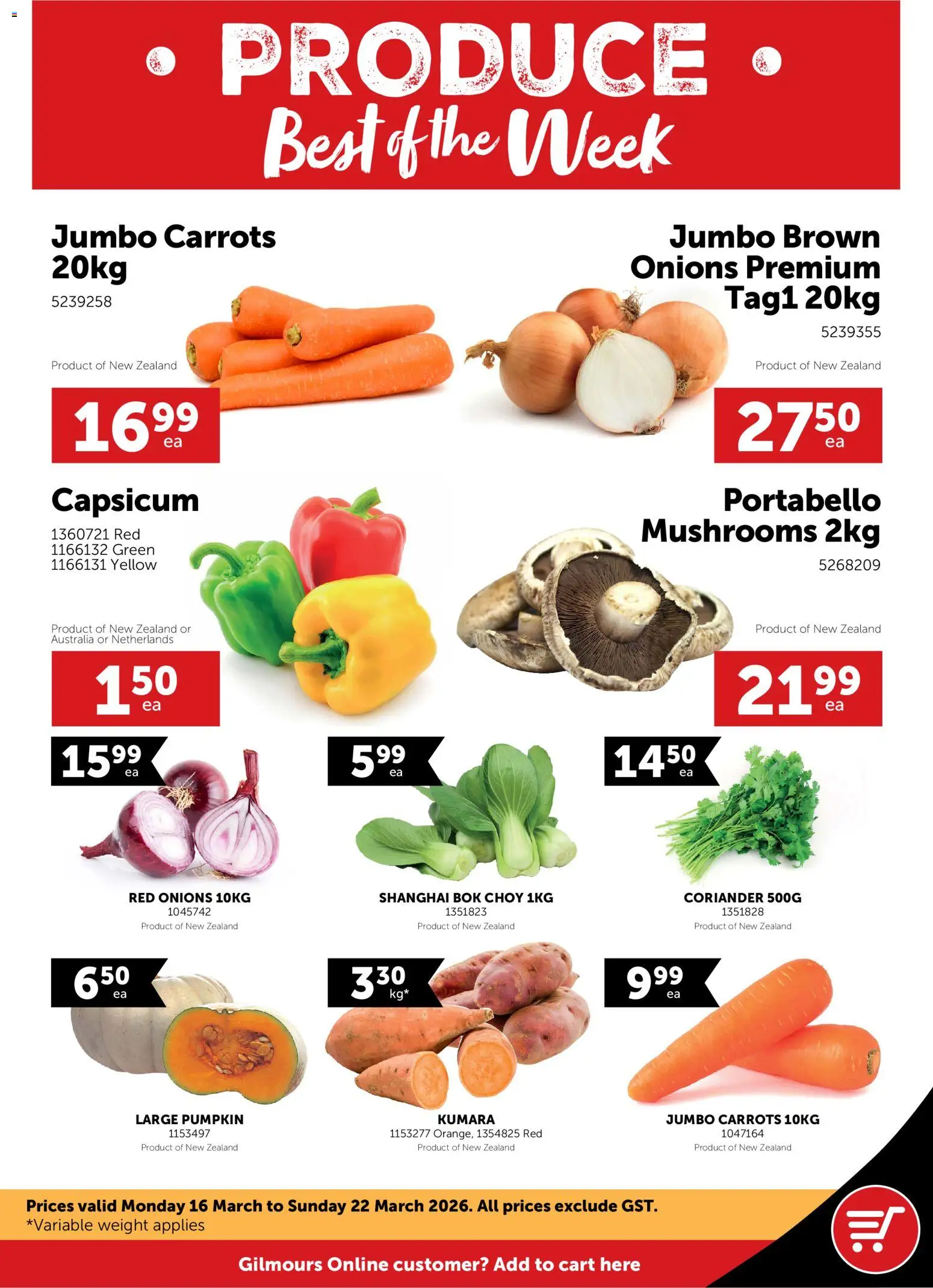 Preview of catalogue Gilmours catalogue from shop Gilmours valid 16 Mar 2026