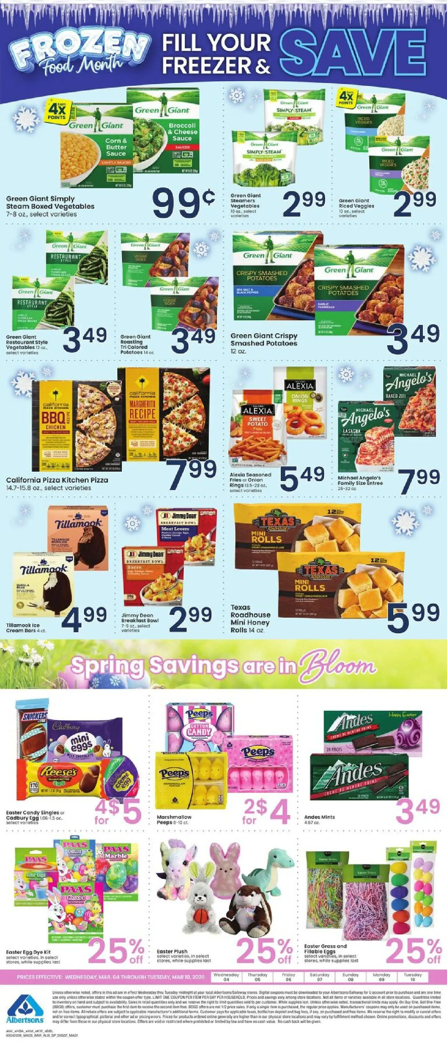 Ad Preview of Albertsons Albertsons Specialty Publication from 03/04/2026