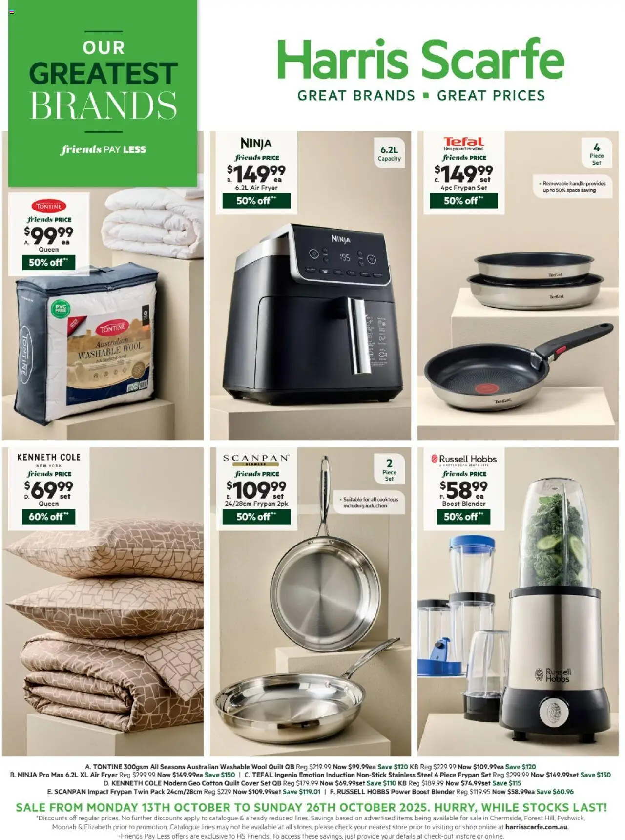 Harris Scarfe catalogue valid from 13/10/2025 - page 1