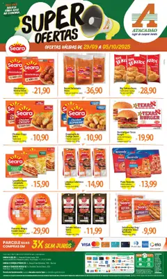 Pré-Visualização do folheto "Ofertas da semana" da loja Atacadão válido a partir de 29/09/2025
