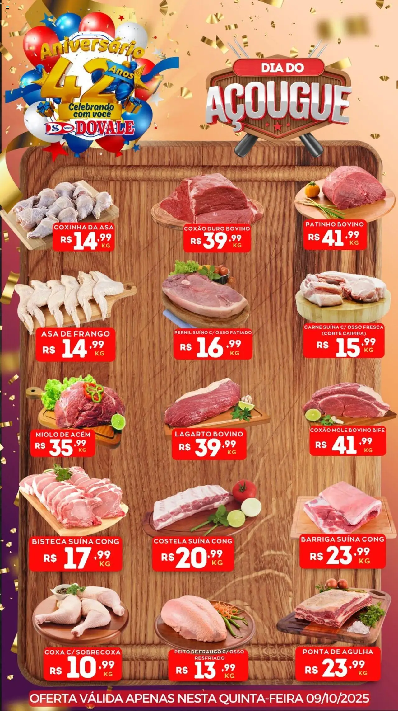 Dovale folheto "Ofertas do Dia" válido a partir de 09/10/2025 - número de página 1