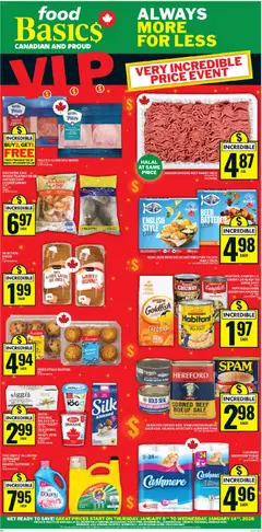 Preview of leaflet Ajax from shop Food Basics is valid from Jan 08, 2026