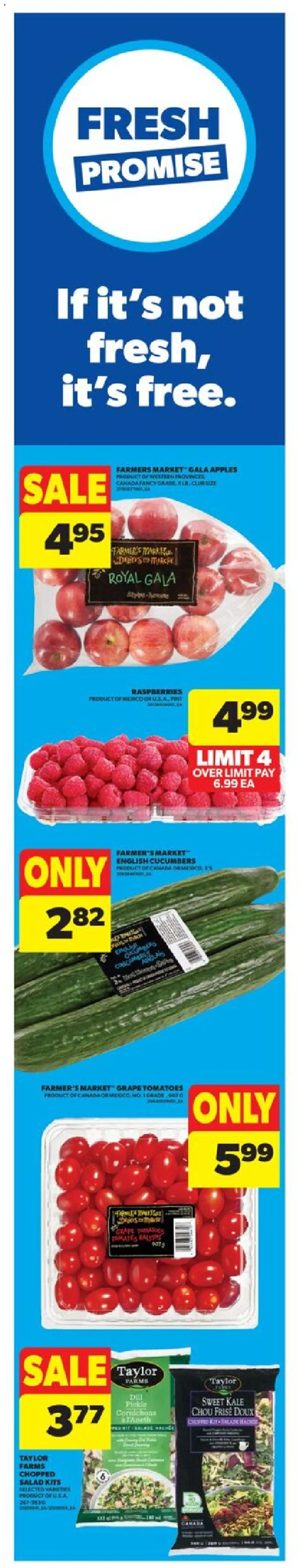 Real Canadian Superstore flyer valid from Oct 23, 2025 - page number 1
