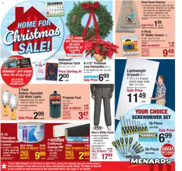Ad Preview of Menards Weekly Ad from 12/04/2025 | Page: 1
