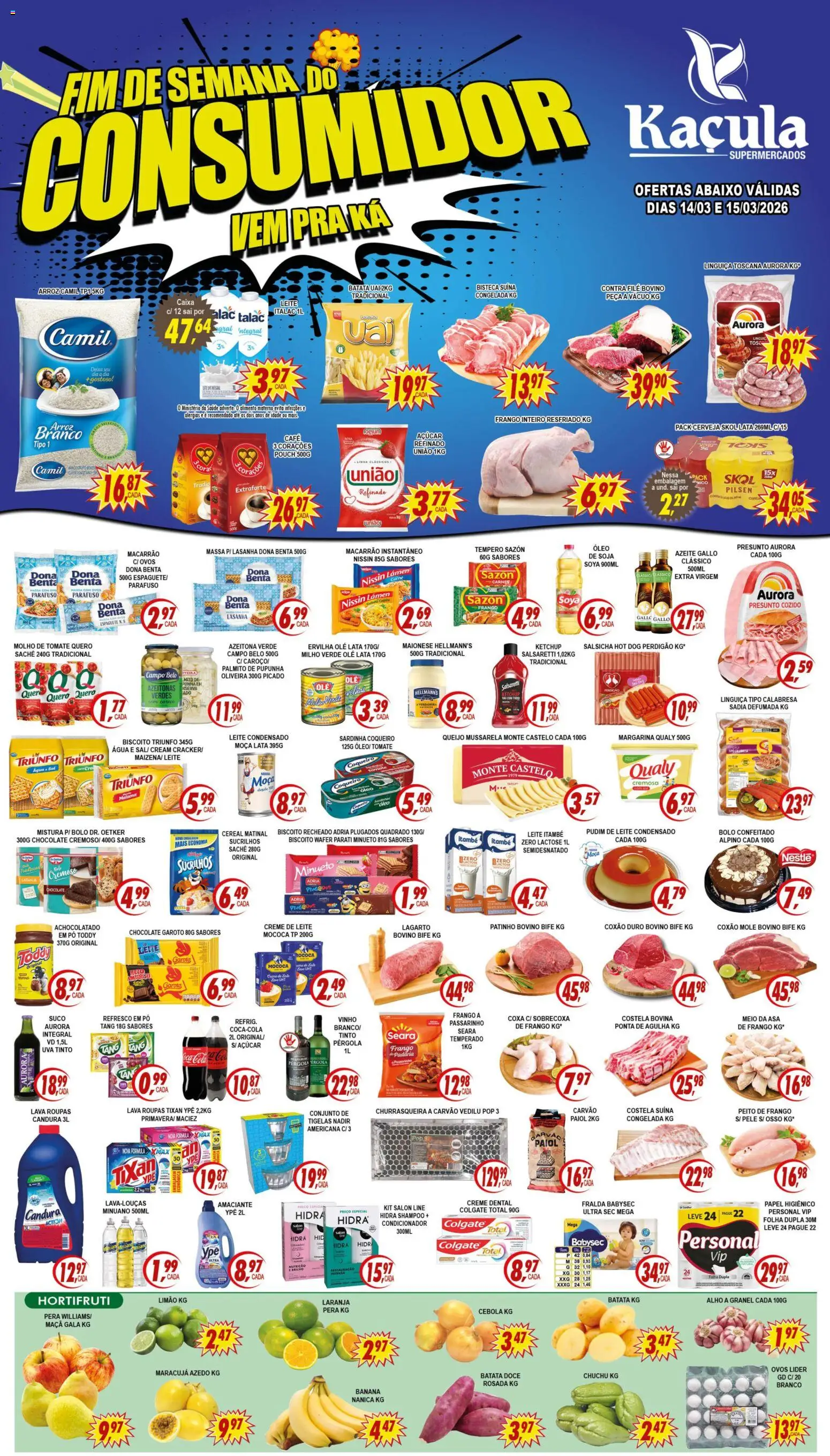Pré-Visualização do folheto "Kaçula - Ofertas da semana" da loja Kaçula válido a partir de 14/03/2026