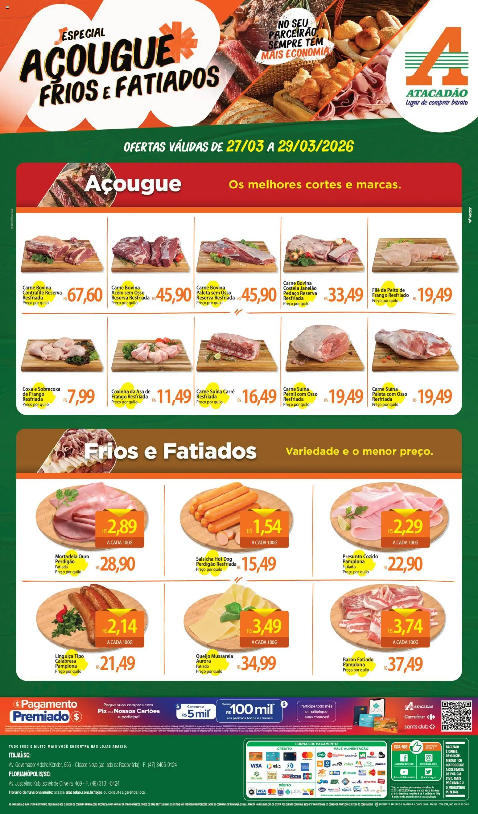 Pré-Visualização do folheto "Atacadão ofertas - SC" da loja Atacadão válido a partir de 27/03/2026