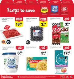 Preview of catalogue Catalogue South Island from shop New World valid 2 Feb 2026