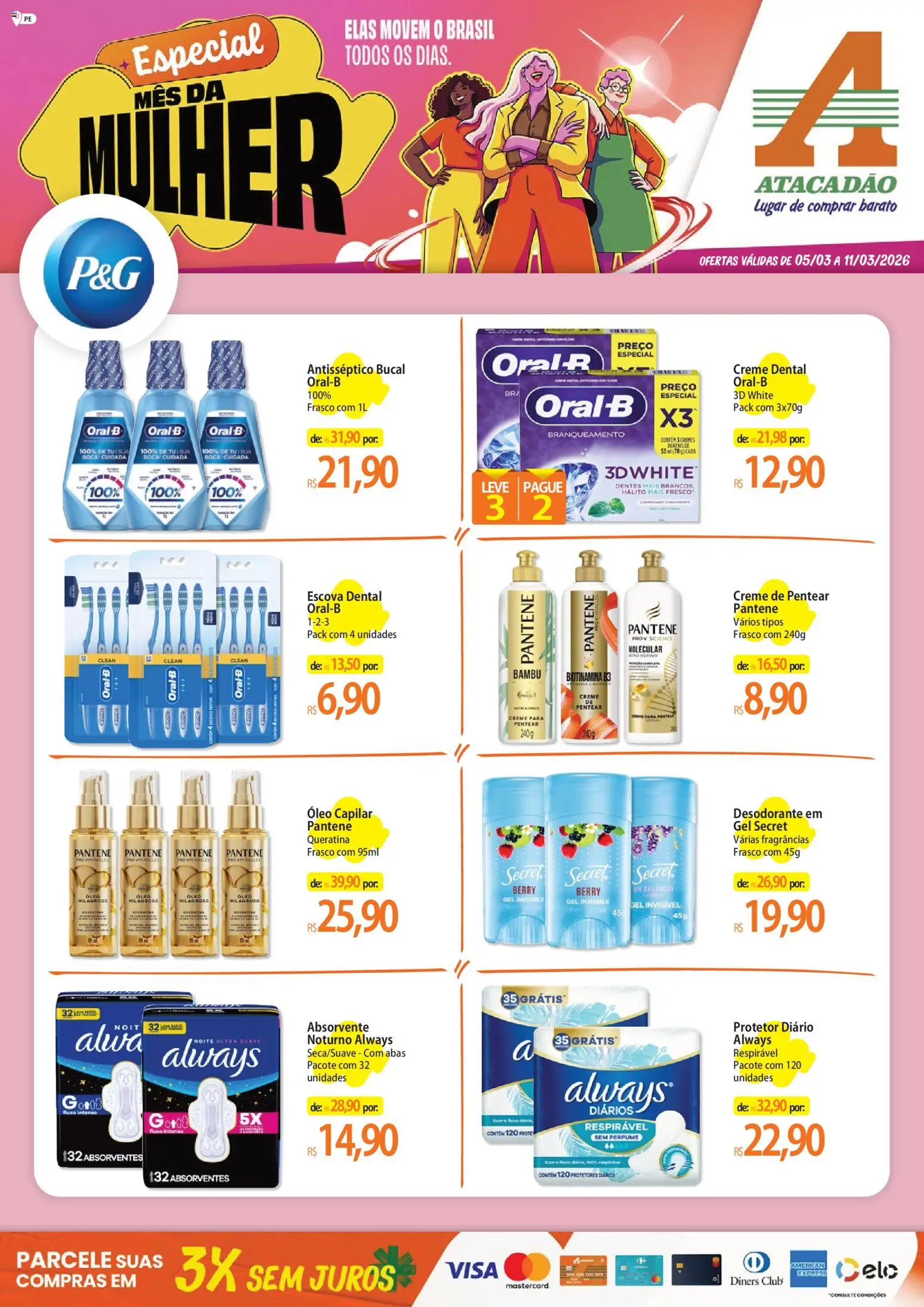 Pré-Visualização do folheto "Atacadão ofertas - PE" da loja Atacadão válido a partir de 05/03/2026